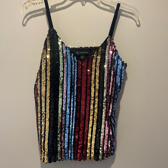 sequin top! super sexy and fun size small - Picture 3 of 3